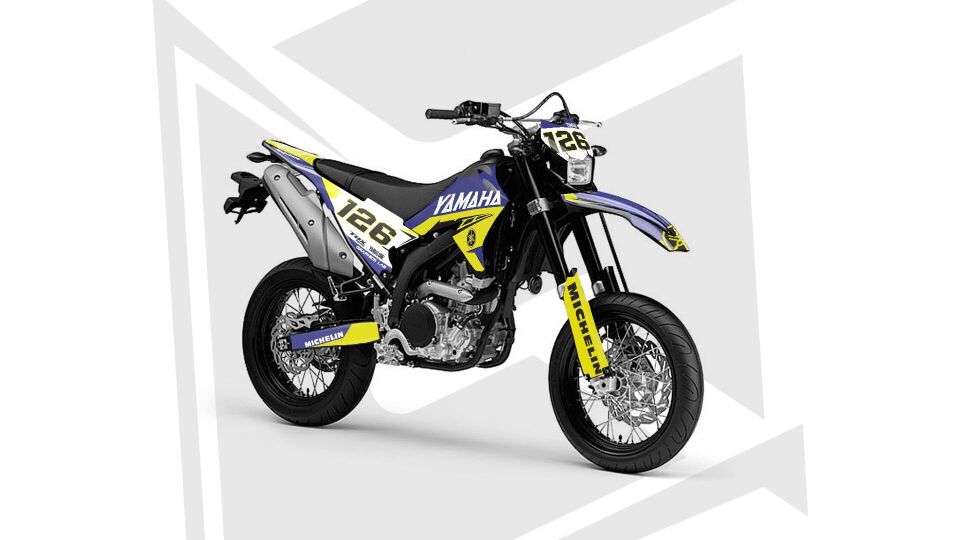 WR250 R FLUO DESIGN Standart - Parlak