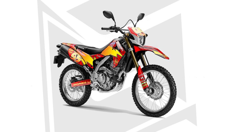 CRF250L 2012-2020 MCQUEEN DESIGN Hologram - Mat