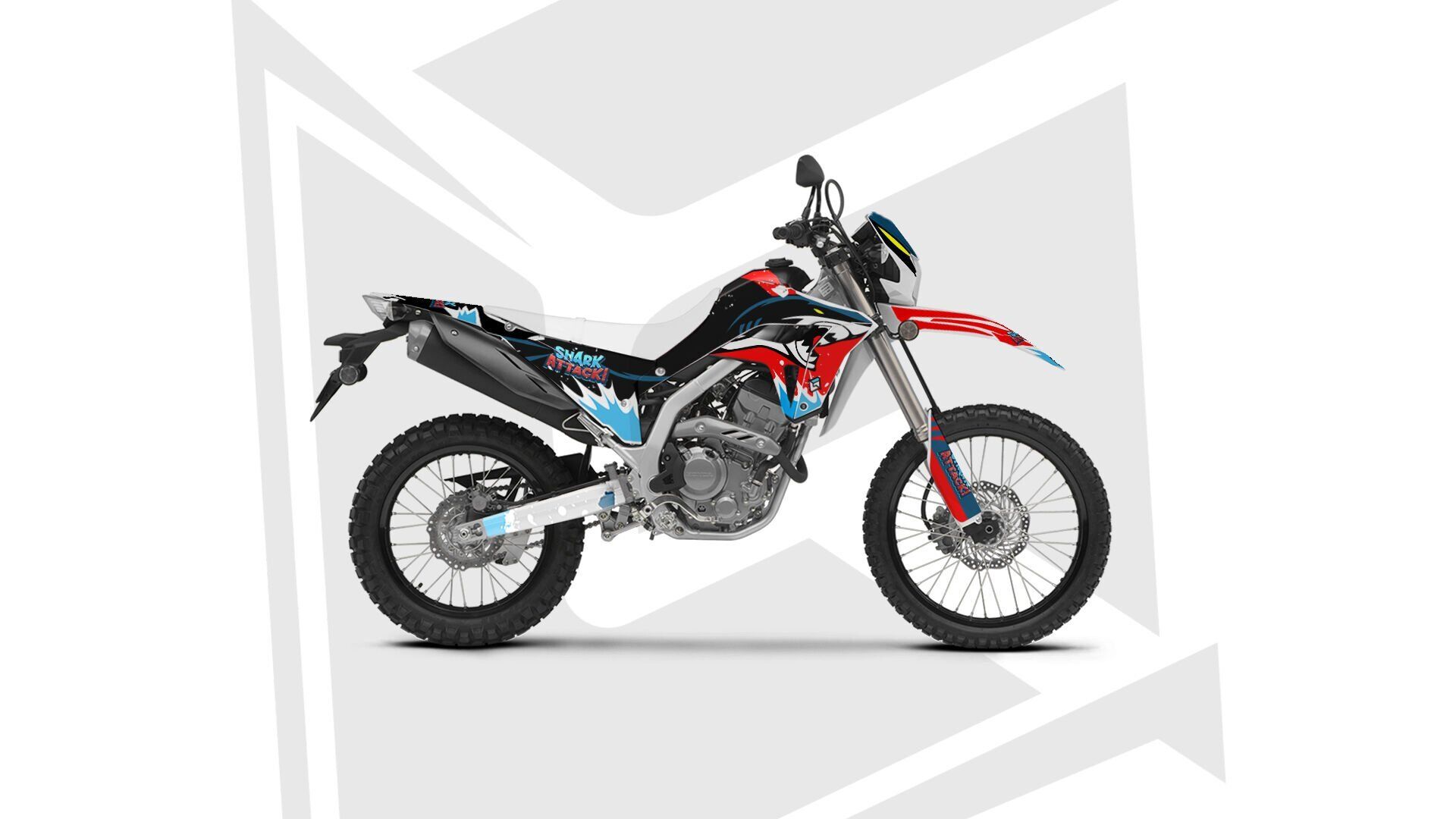 CRF250L 2021-2025 SHARK ATTACK Standart - Simli