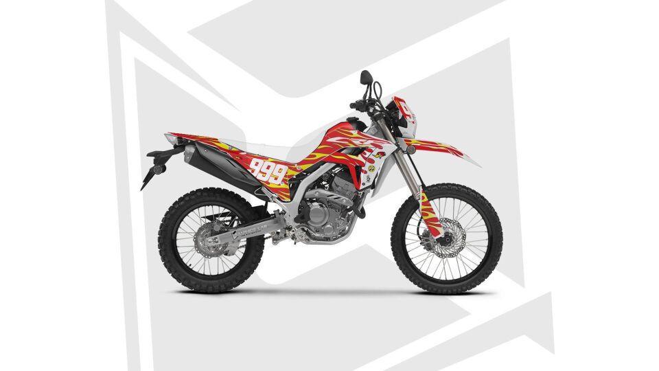 CRF250L 2021-2025 FLAME DESIGN Standart - Simli