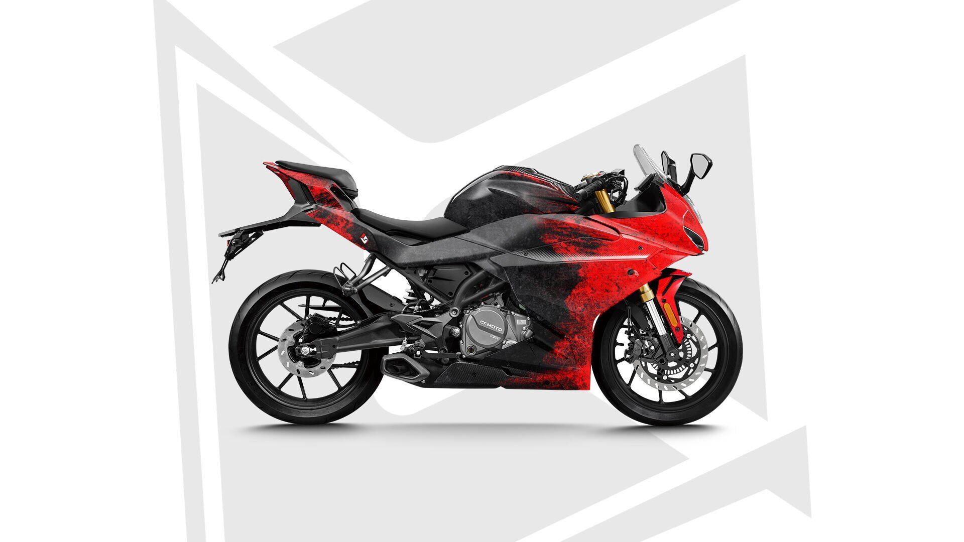 250SR RED2BLACK DESIGN Standart - Mat