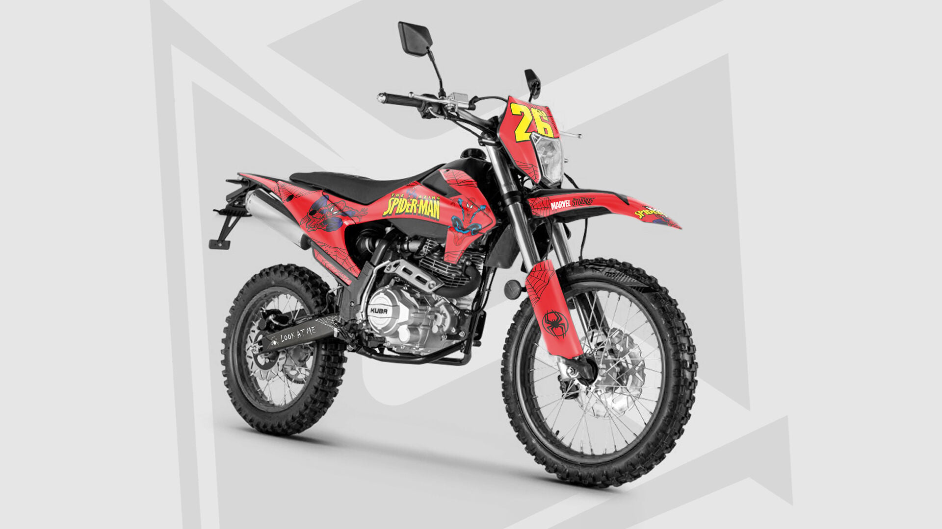 RACE125 SPIDERMAN DESIGN