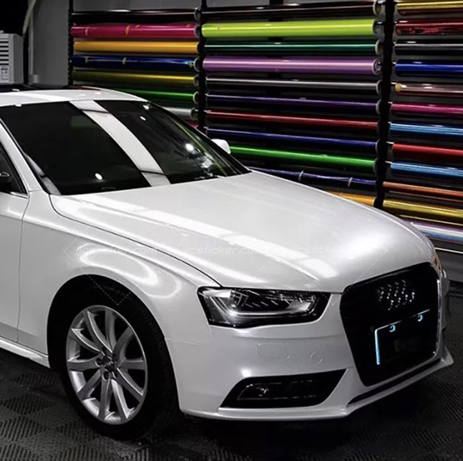 GRAFIWRAP White Silver Metallic