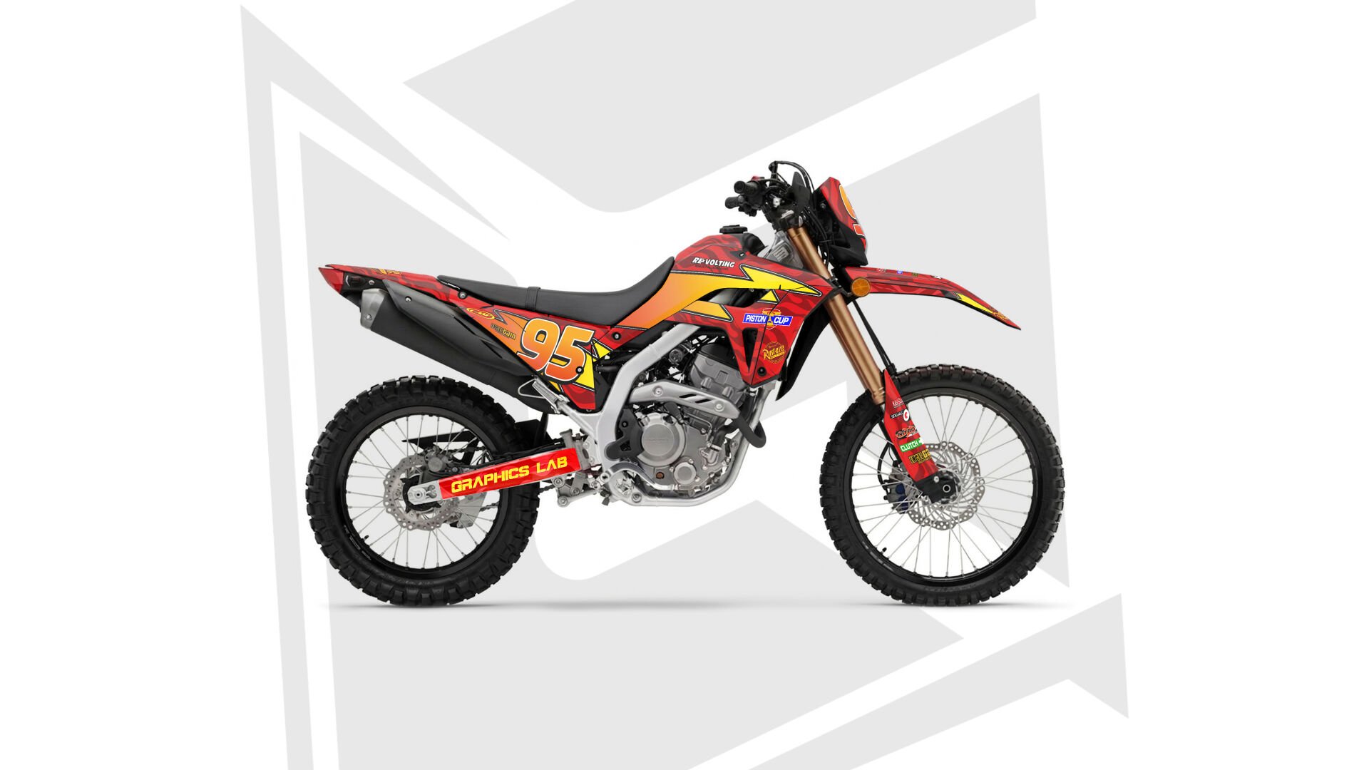 CRF250L 2021-2025 MCQUEEN DESIGN
