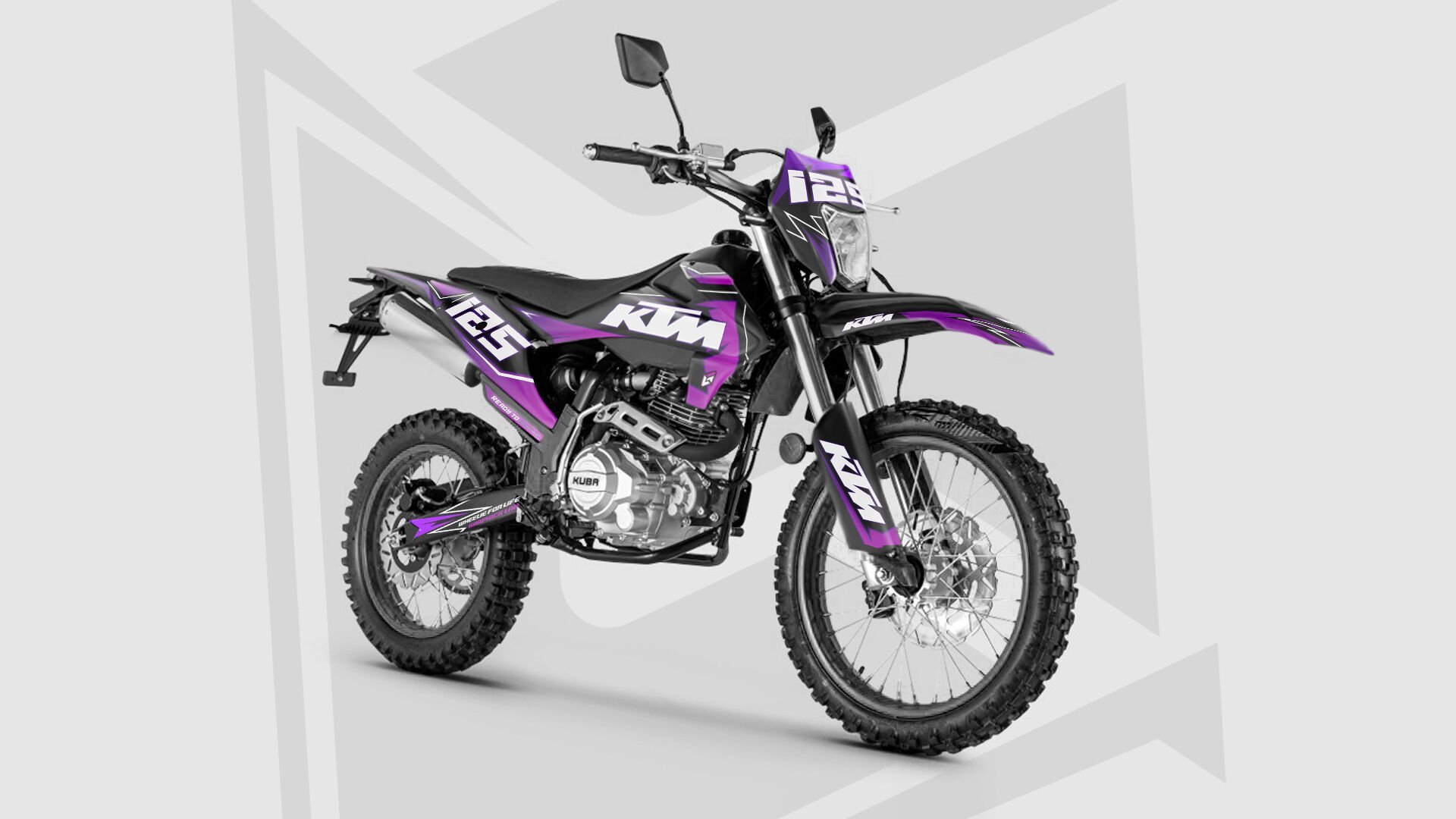 RACE125 PURPLE KTM DESIGN