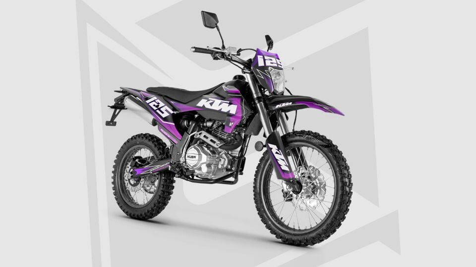 RACE125 PURPLE KTM DESIGN