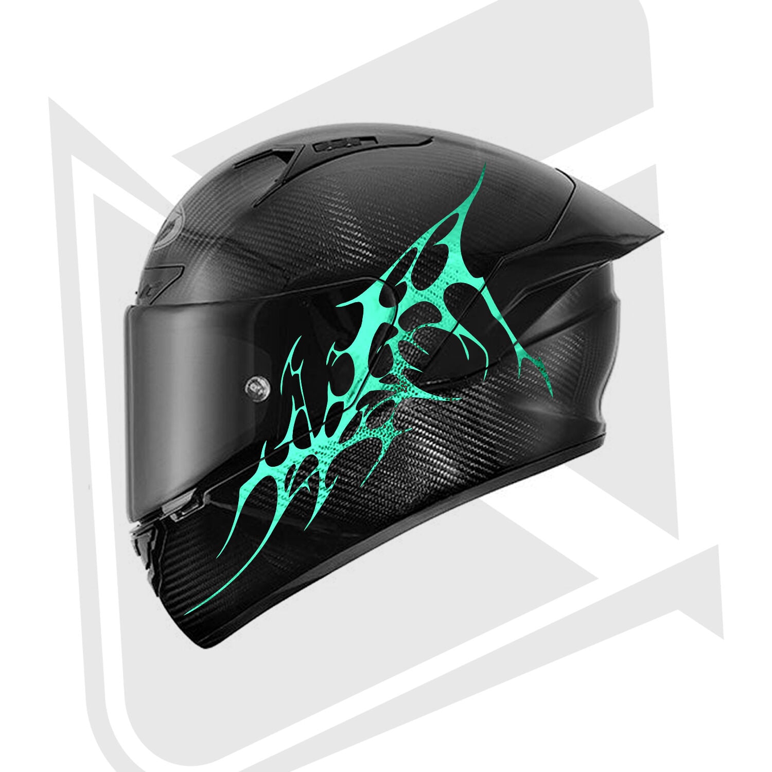 Kask Etiketi CHROME SERIES - GOTHIC v1