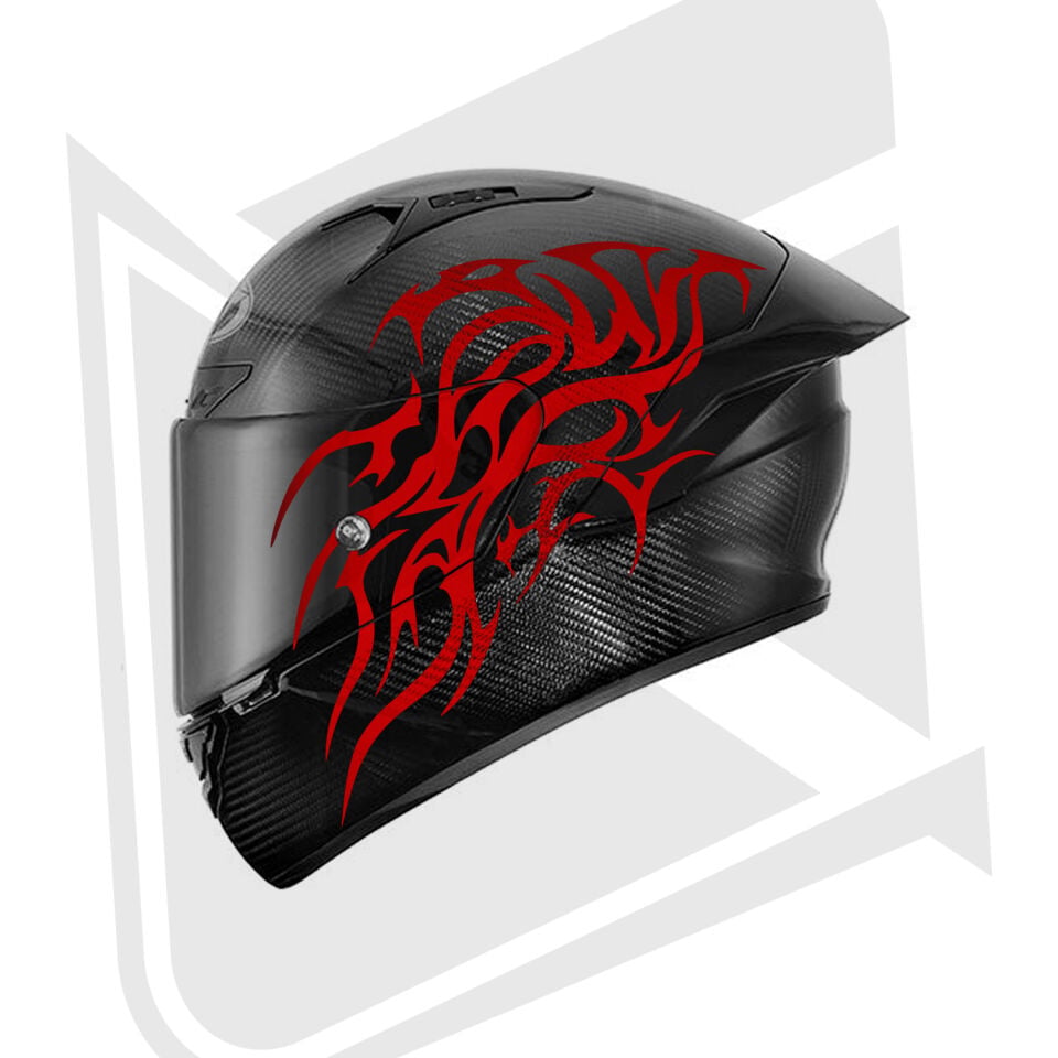 Kask Etiketi CHROME SERIES - GOTHIC v2