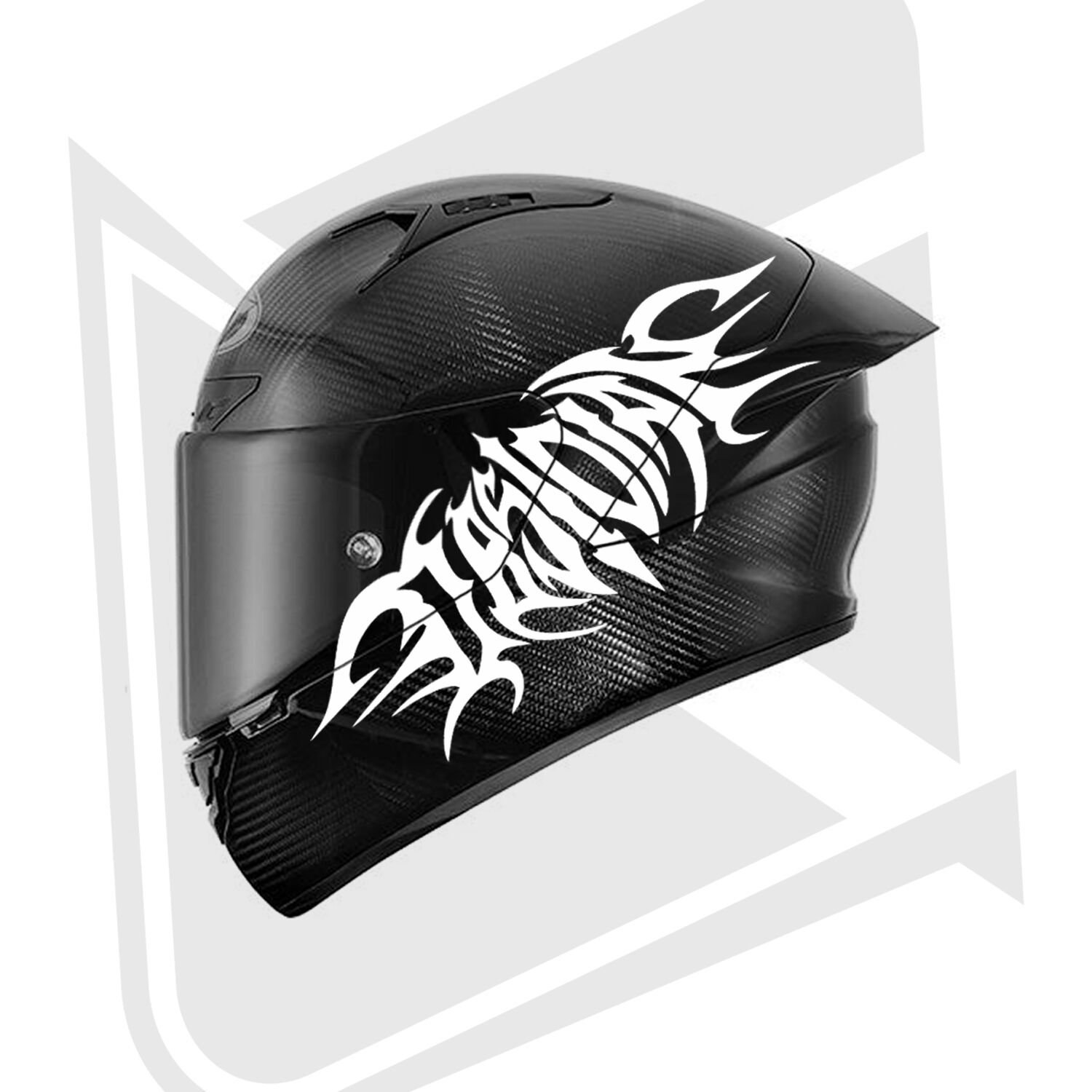 KASK ETİKETİ - OBSIDIAN